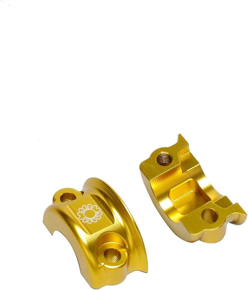 PJMTCUSTOM Gold Clutch Handlebar Clamp Lever Bracket Fits for Harley Davidson XL, Softail, Dyna, Touring (Gold) - Image 4